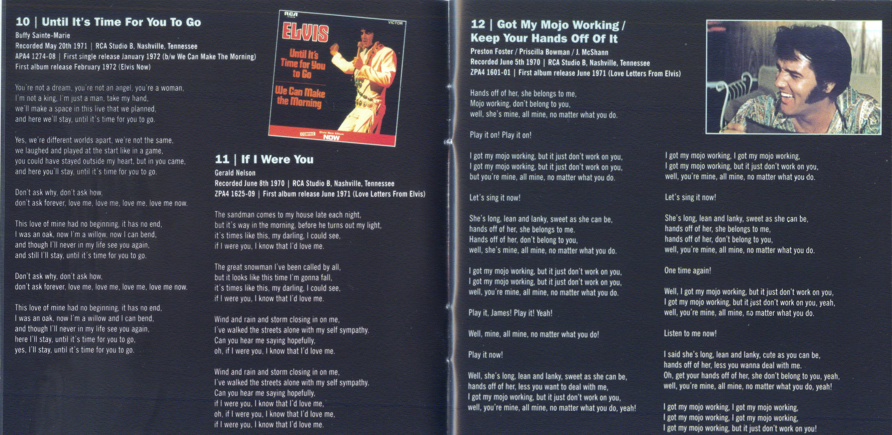 Elvis Presley The Joan Deary Tapes : Booklet 5